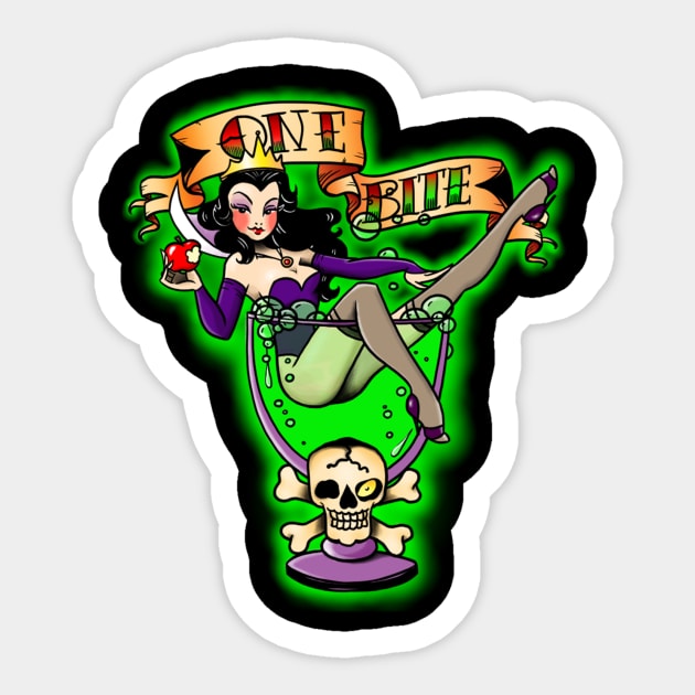 One Bite Sticker by lexisketch